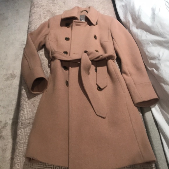 J. Crew Jackets & Blazers - JCrew wool blend trench coat size 4